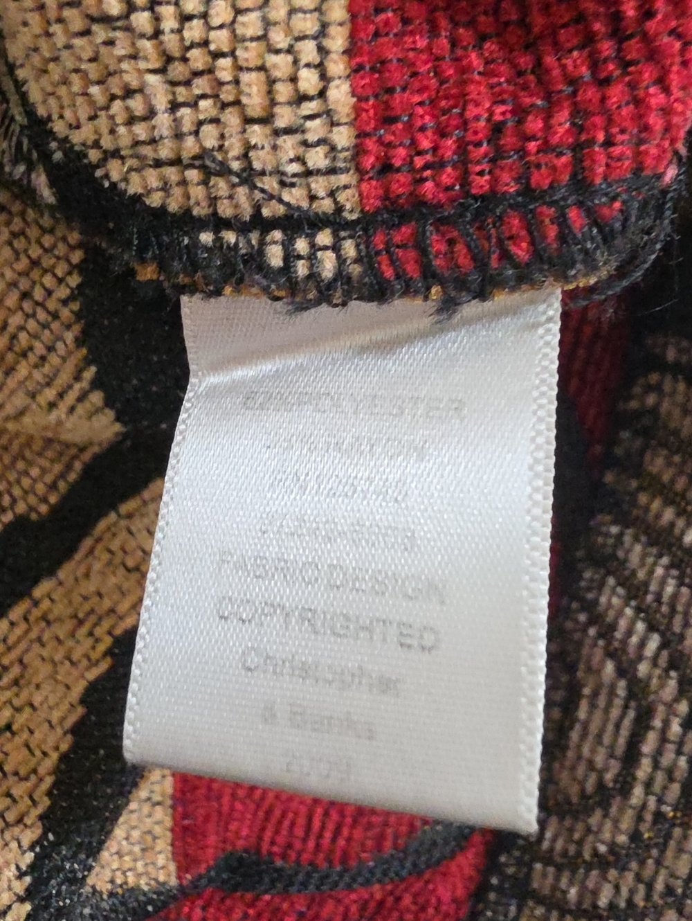 Christopher & Banks Geometric Patterned Zip Front  Jacket XLarge - Picture 10 of 12